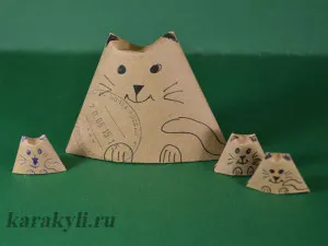 Matryoshkák papír saját kezűleg