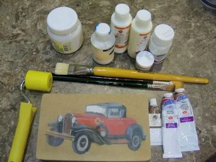Craquelure decoupage mesterkurzus