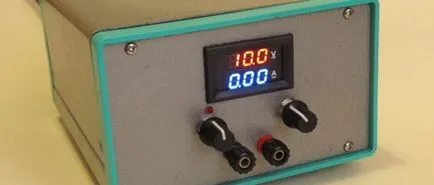 Laboratóriumi tápegység saját kezűleg