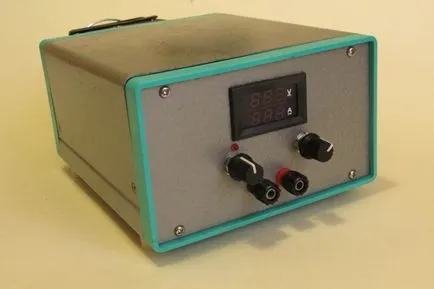 Laboratóriumi tápegység saját kezűleg