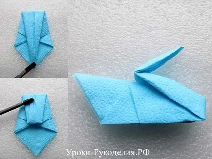 Hogyan készítsünk egy hattyú papírból Hogyan készítsünk egy hattyú papírból