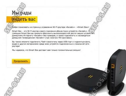 Beeline wifi, hogyan kell beállítani