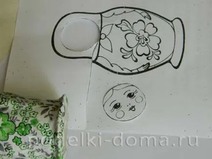 Matryoshkák papír saját kezűleg
