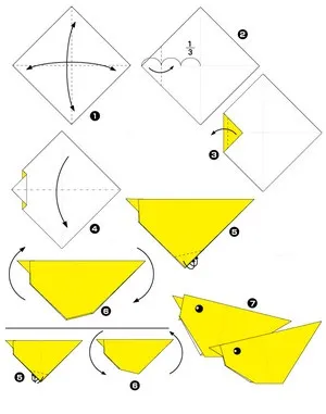 Hogyan készítsünk origami gyerekeknek