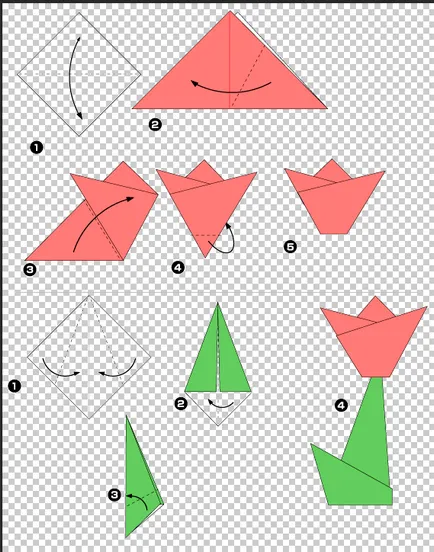 Hogyan készítsünk origami gyerekeknek