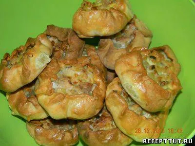 Tatar piték hús és a burgonya