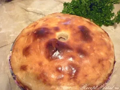 Tatar piték hús és a burgonya