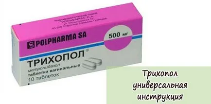 Hogyan kell alkalmazni a trihopol