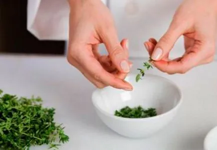 Kakukkfű, mint a fűszerezés Kakukkfű, mint a fűszerezés