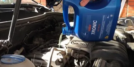 Hogyan változik az olaj Volkswagen