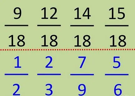 Hogyan levonja a töredéke egy töredéke Hogyan levonja a töredéke egy töredéke