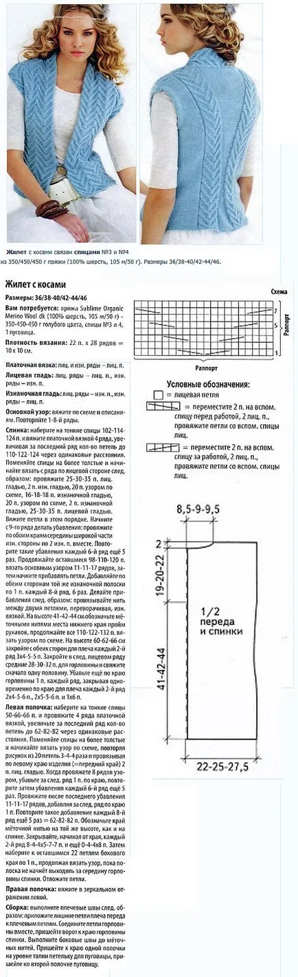 Hogyan kötött mellények