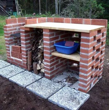 Hogyan építsünk egy barbecue a ház
