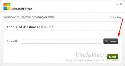 Hogyan fel egy képet a Windows egy USB flash drive