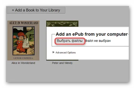 A nyitott epub fájlokat