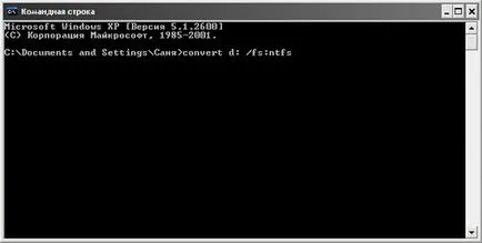Hogyan változtassuk meg a fájlrendszer NTFS