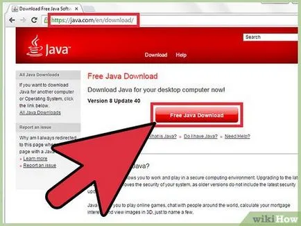 Újratelepítése java