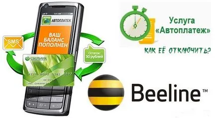 Hogyan tiltható le Beeline avtoplatezh