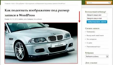 Hogyan állítsuk be a kép méretét