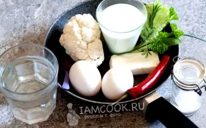 омлет карфиол
