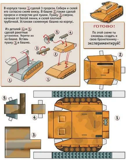 Katonai technika modelljei saját kezűleg