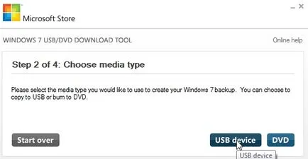 Hogyan fel egy képet a Windows egy USB flash drive