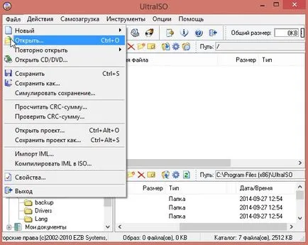 Hogyan fel egy képet a Windows egy USB flash drive