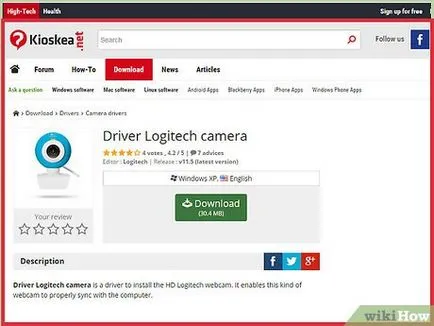 Hogyan kell telepíteni a web kamera