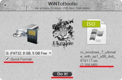 Hogyan fel egy képet a Windows egy USB flash drive