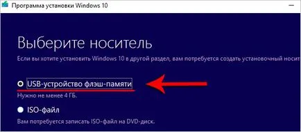 Hogyan fel egy képet a Windows egy USB flash drive