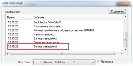 Hogyan fel egy képet a Windows egy USB flash drive