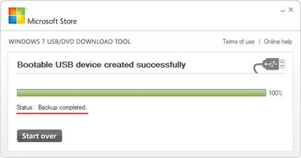 Hogyan fel egy képet a Windows egy USB flash drive