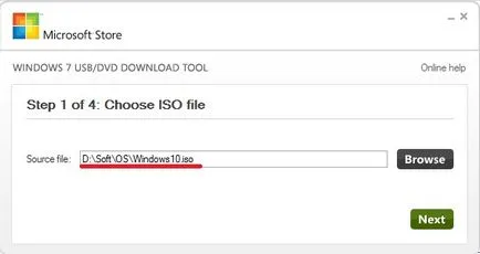 Hogyan fel egy képet a Windows egy USB flash drive