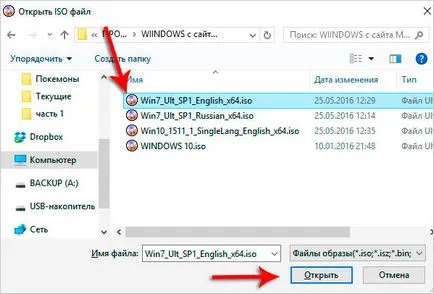 Hogyan fel egy képet a Windows egy USB flash drive