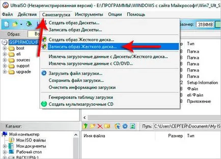 Hogyan fel egy képet a Windows egy USB flash drive