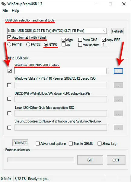 Hogyan fel egy képet a Windows egy USB flash drive