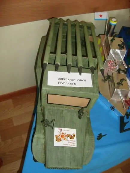 Katonai technika modelljei saját kezűleg