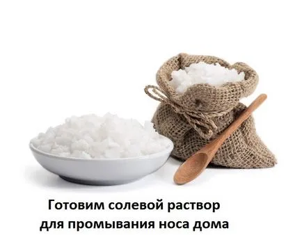 Hogyan mosson orrát sós Hogyan mosson orrát sós