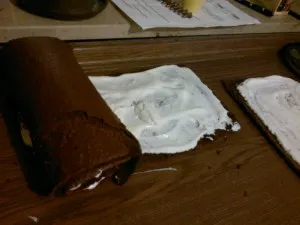 burgonyatortával