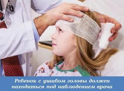 agyrázkódást gyermek kezelés