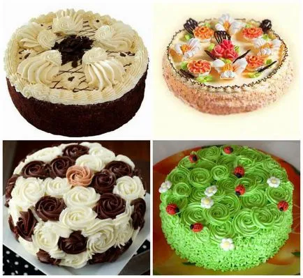 Hogyan díszíteni a torta krémmel Hogyan díszíteni a torta krémmel
