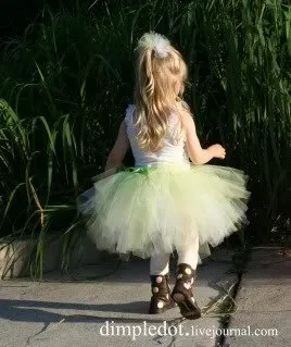 Tutu szoknya kezét