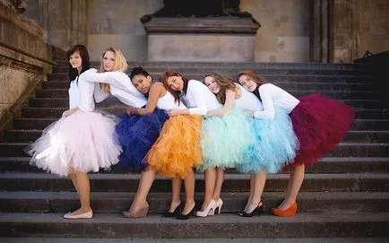 Tutu szoknya kezét