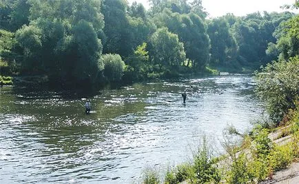 11 Helyek szabad halászat és a Moszkva környéki