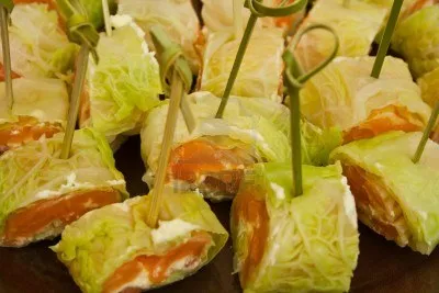 33 Canape receptek nyárson recept fényképpel (recept) 33 Canape receptek nyárson recept egy fotó