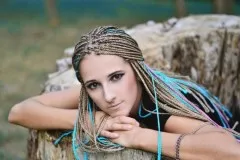 Afrikai zsinórra lányok, fotók, hogyan kell szőni ellátás