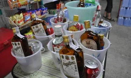 Alkohol Thaiföld típusú, márkájú, az árak, korlátozások