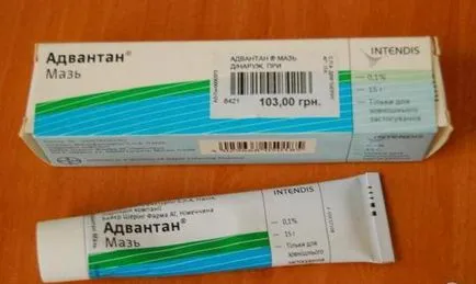 Advantan, kenőcs, használati utasítások, jelzések, vélemények