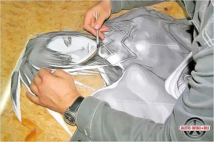 Airbrushing az autó meg a kezét -, hogyan lehet festékszóró (auto) Airbrushing az autó meg a kezét -, hogyan lehet festékszóró