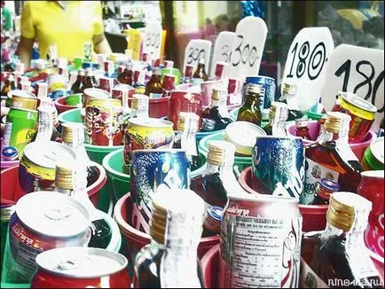 Alkohol Thaiföld - Thai rum, whisky, sör, alkoholos italok felülvizsgálata Thaiföld (árak Phuket) Alkohol Thaiföld - Thai rum, whisky, sör, alkoholos italok felülvizsgálata Thaiföld